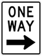 one way